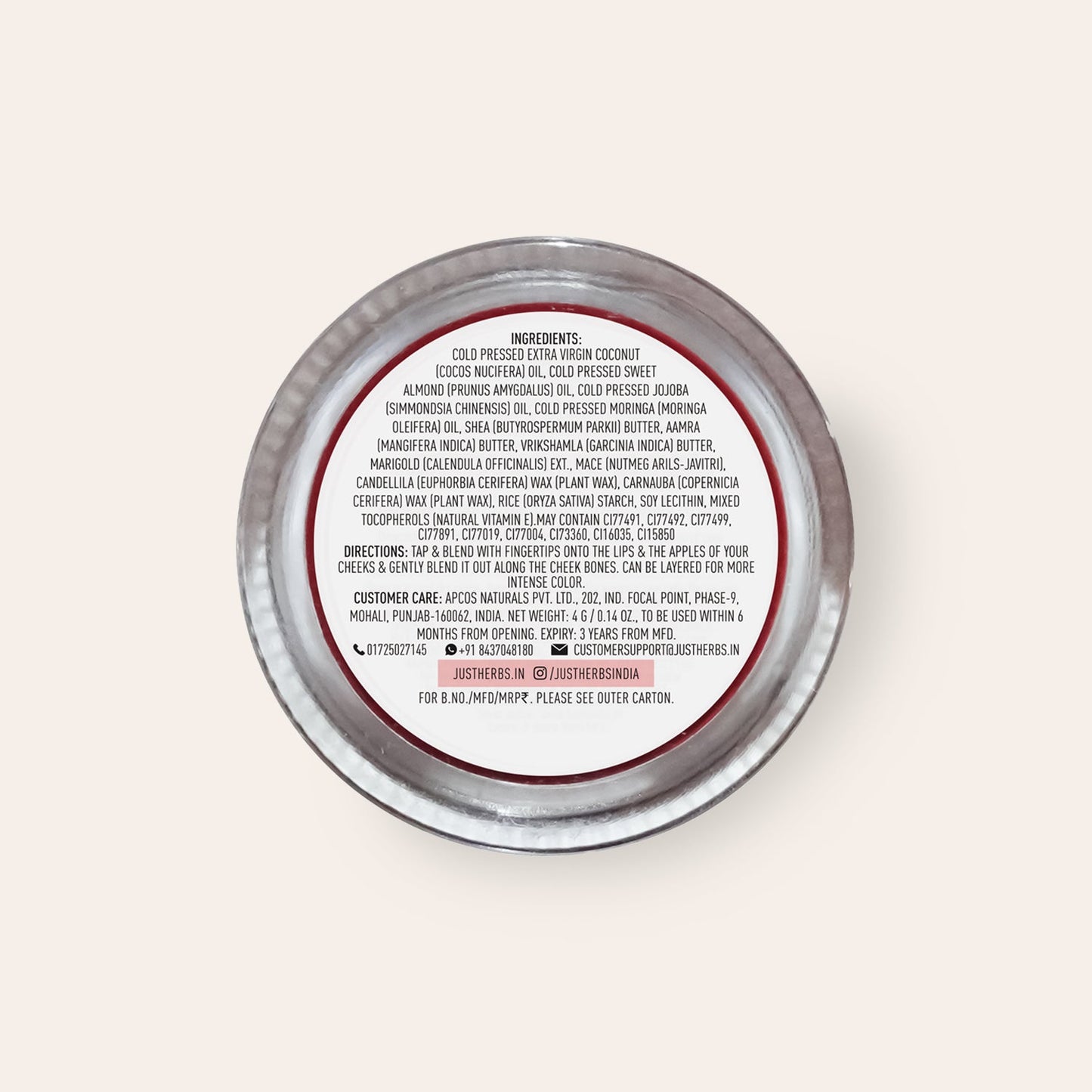 Herb Enriched Lip & Cheek Tint Pink Forever 06
