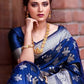 Kalini Floral Woven Design Zari Banarasi Saree | Swadesiicart