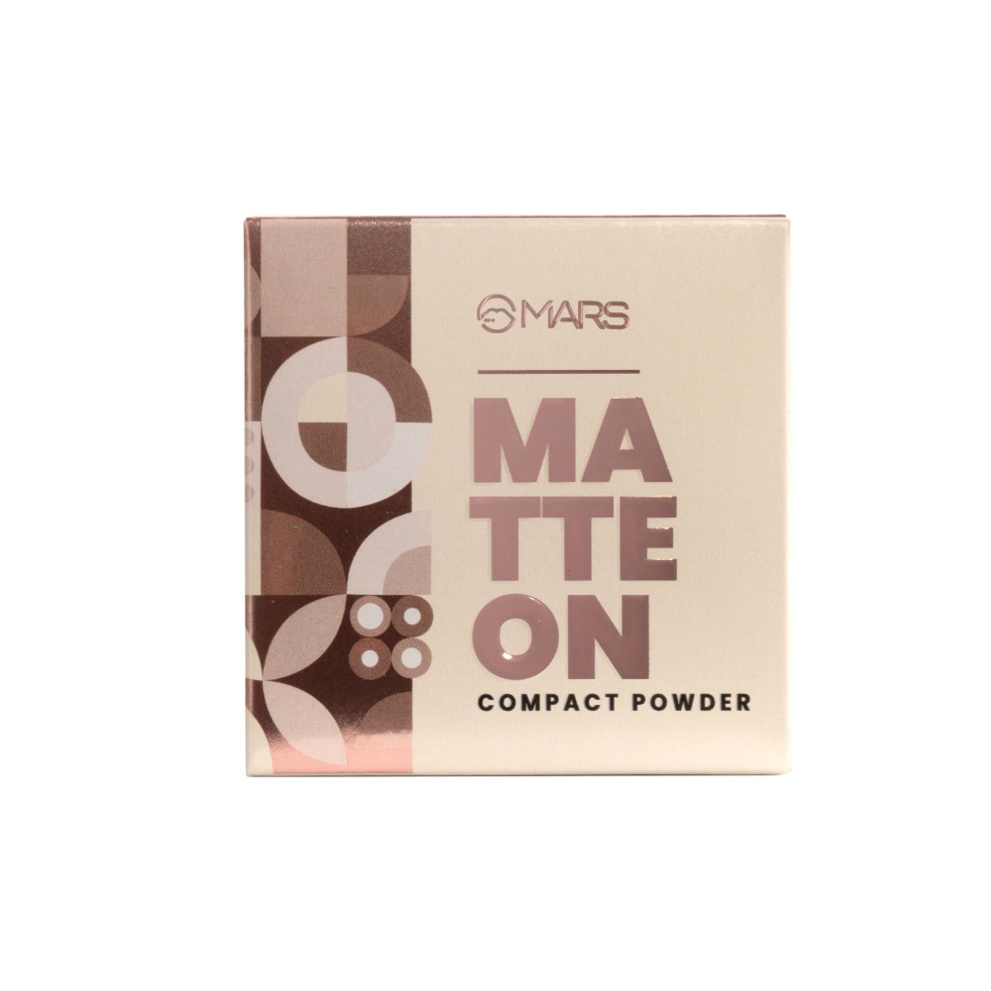 MARS Cosmetics Matte On Compact Powder with Applicator Puff - 05 Honey - Swadesiicart