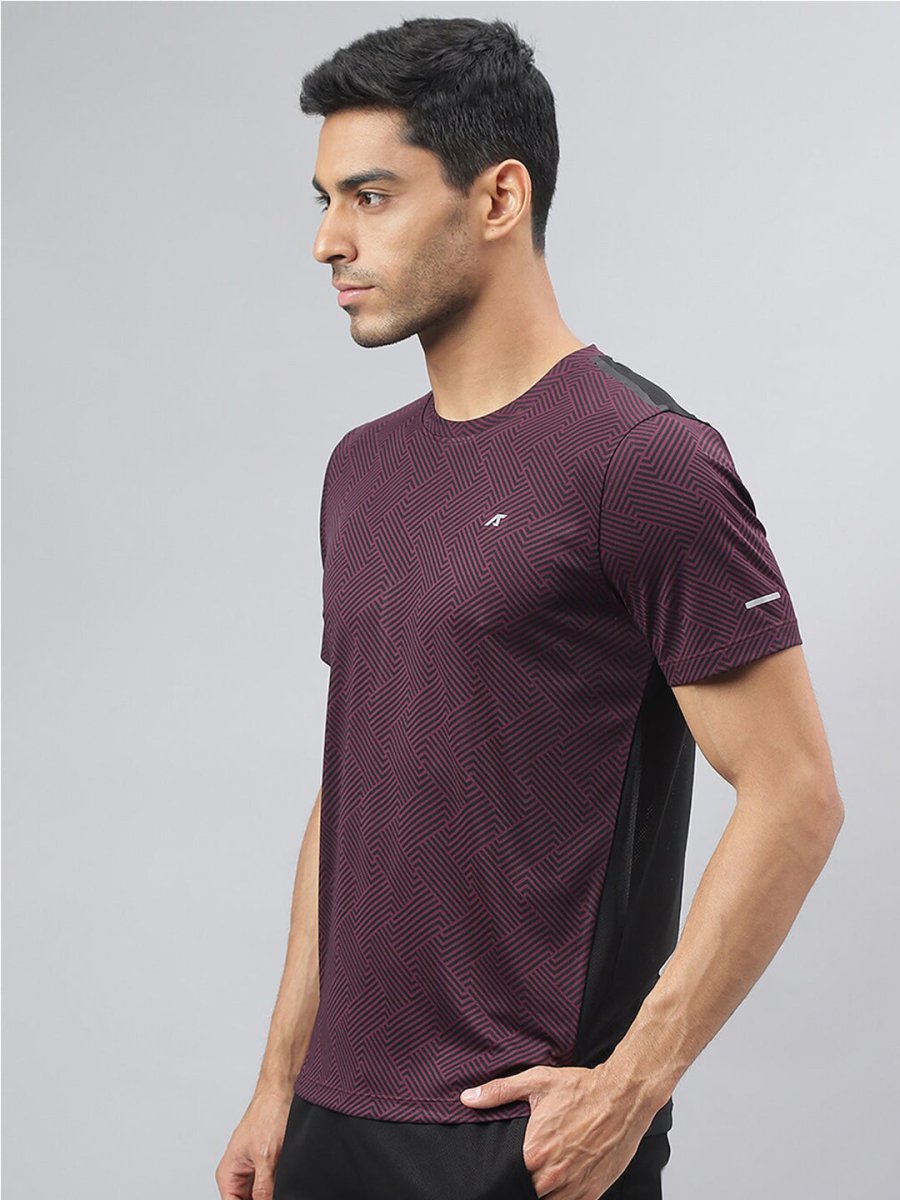 Alcis Drytech+ Anti-Static Slim-Fit Round Neck Running T-Shirt | Swadesiicart