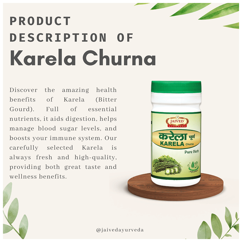 Jaived Ayurveda Karela Churna | Swadesiicart