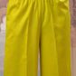 Vishudh Lime Green Gotta Patti Straight Kurta with Palazzo & Dupatta - Swadesiicart