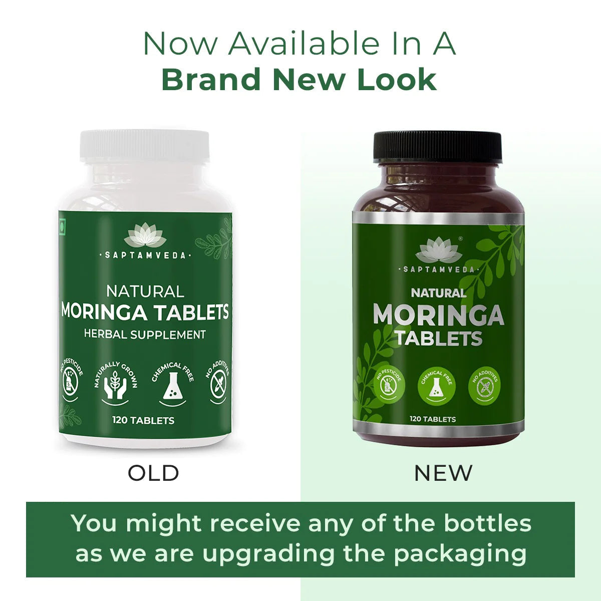 Saptamveda Natural Moringa Tablets - Swadesiicart