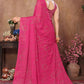 Aafreen Partywear Designer Pink Rangoli Silk Fancy Saree