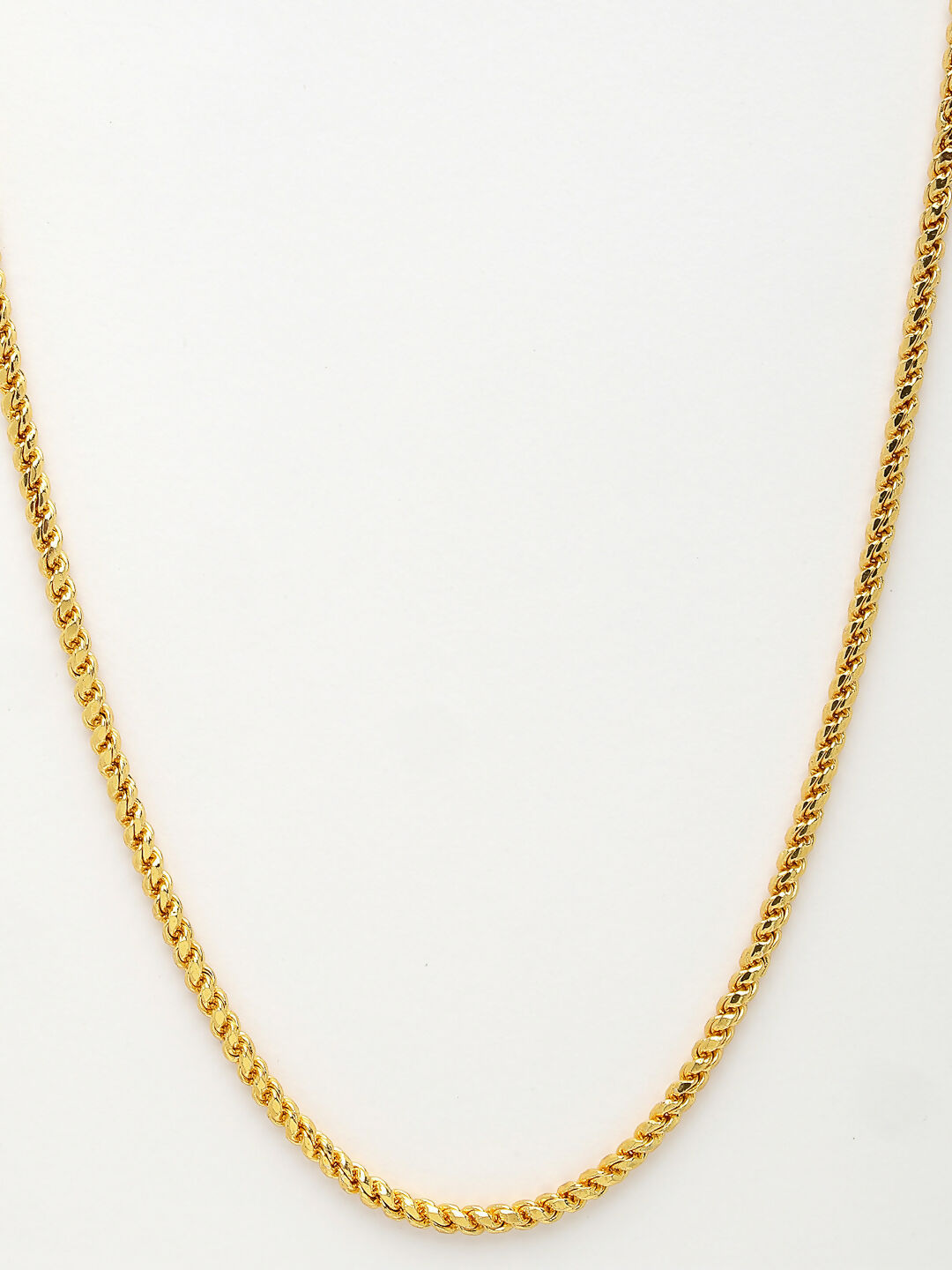 NVR Men's Gold-Polished Stainless Steel Chain - Swadesiicart