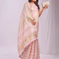 Shree Shyam Fashion Organza Peach Saree