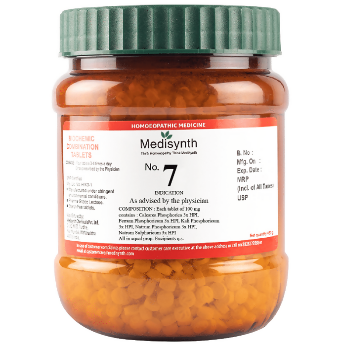Medisynth Bio-Chemic Combination No.7 Tablets - Swadesiicart