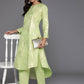 Ahalyaa Women's Traditional wear Kurta Set - Green | Swadesiicart