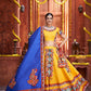 AI Fashion Yellow Art Silk Designer Navratri Lehenga Choli Collection