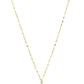 Antique Finish White Crystal Necklace - Ruby Raang