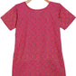Ahalyaa Magenta Cotton Printed Kids Kurta Sharara Set With Dupatta For Girls | Swadesiicart