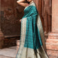 Joban Fashion Green Banarasi Katan Pure Handloom Banarasi Silk Saree | Swadesiicart
