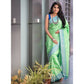 DEIANA'S Beautiful Designer Golden zari Soft Lichi Silk Saree - Pista - Swadesiicart