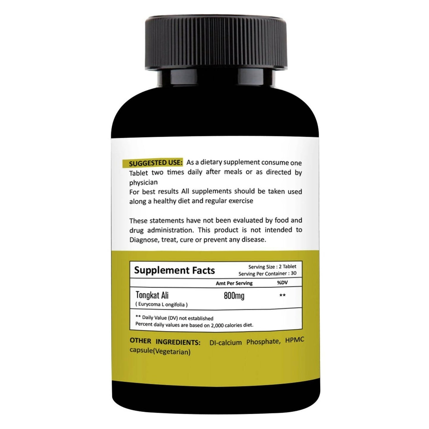 Nutracology Tongkat Ali Testosterone Booster For Stamina Energy and Endurance Tablets | Swadesiicart