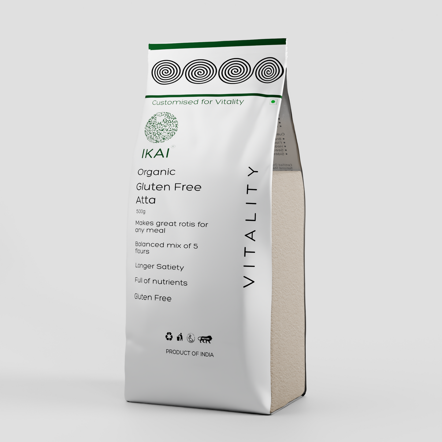 4 - Organic Gluten Free Atta - 500g