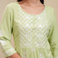 Vishudh Floral Embroidered A Line Kurta with Palazzos - Swadesiicart