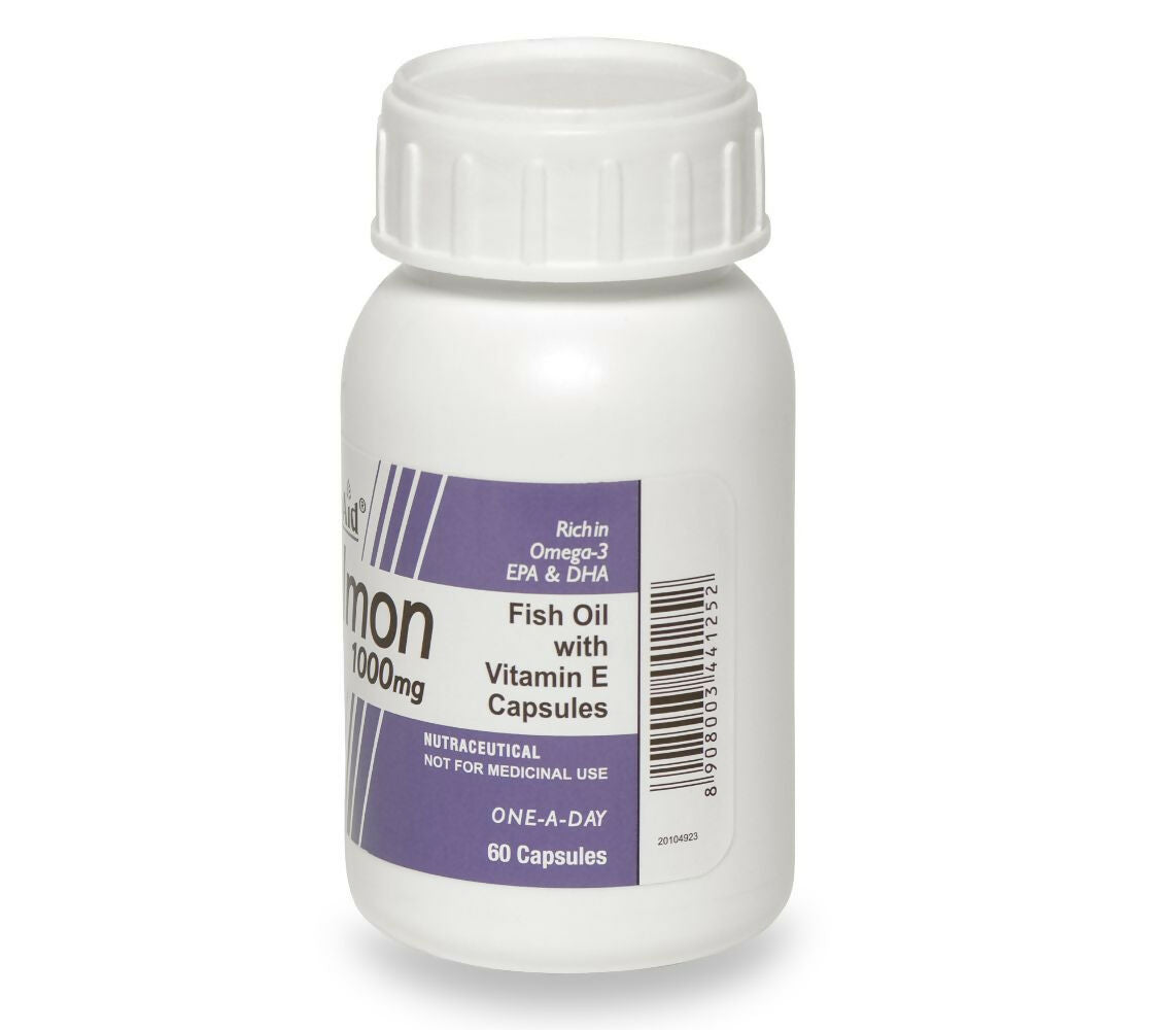 HealthAid Salmon Oil 1000 mg Capsules - Swadesiicart