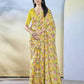 Yellow Georgette Designer Printed Ready to Wear Saree - Samyana | Swadesiicart