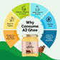 Auric A2 Bilona Desi Cow Ghee - Pure Brijwasi Ghee - Bilona Curd Churned - Swadesiicart