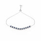Nuyug Blue Emerald Radiance Anti Tarnish Bracelet | Swadesiicart