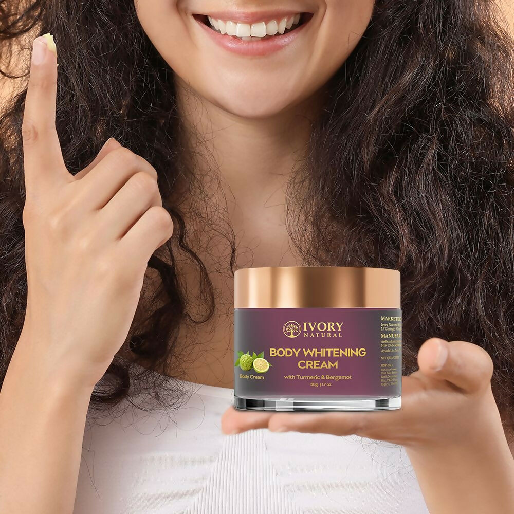 Ivory Natural Body Whitening Cream - Achieve Even Skin Tone And Smooth Texture For A Radiant Glow | Swadesiicart