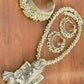 Mominos Fashion Johar Kamal Silver-Plated Brass Finish Ganesha Long Neckalce Combo Set For Women - Mominos Fashion
