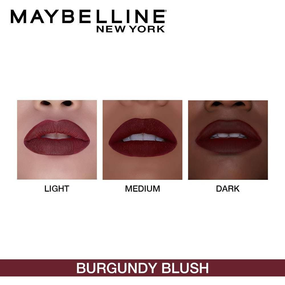 Maybelline New York Color Sensational Creamy Matte Lipstick / 696 Burgundy Blush - Swadesiicart