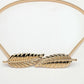 NVR Women Circular Gold-Polished Stretchable Metal Belt | Swadesiicart