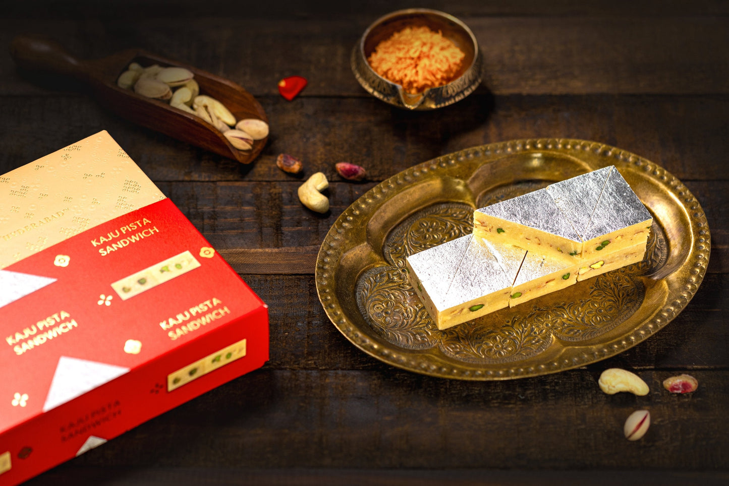 Almond House Kaju Pista Sandwich (MAP) - Swadesiicart