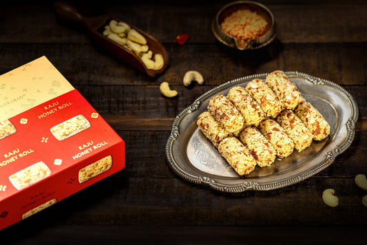 Almond House Kaju Honey Roll (Map) | Swadesiicart
