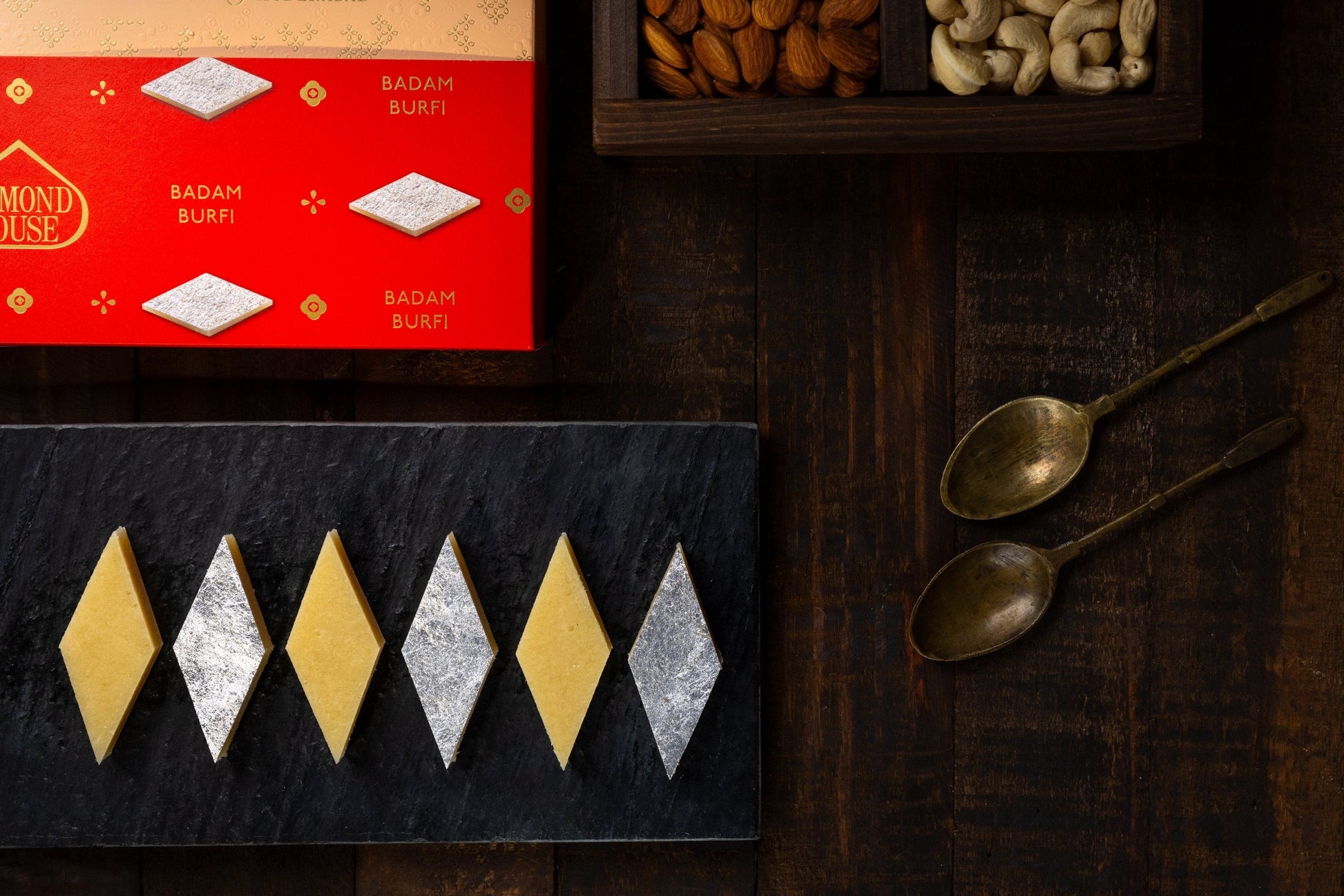Almond House Badam Burfi (MAP) - Swadesiicart