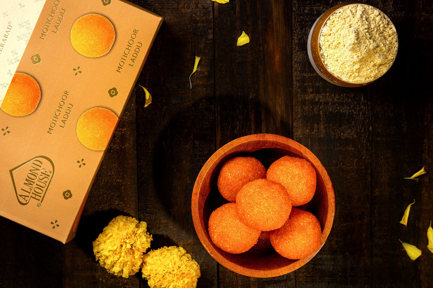 Almond House Motichoor Laddu (MAP) - Swadesiicart
