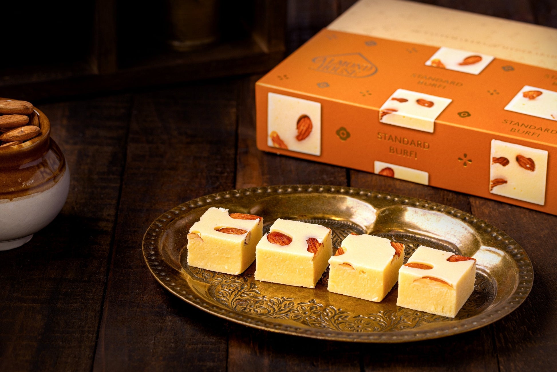 Almond House Standard Burfi (MAP) - Swadesiicart