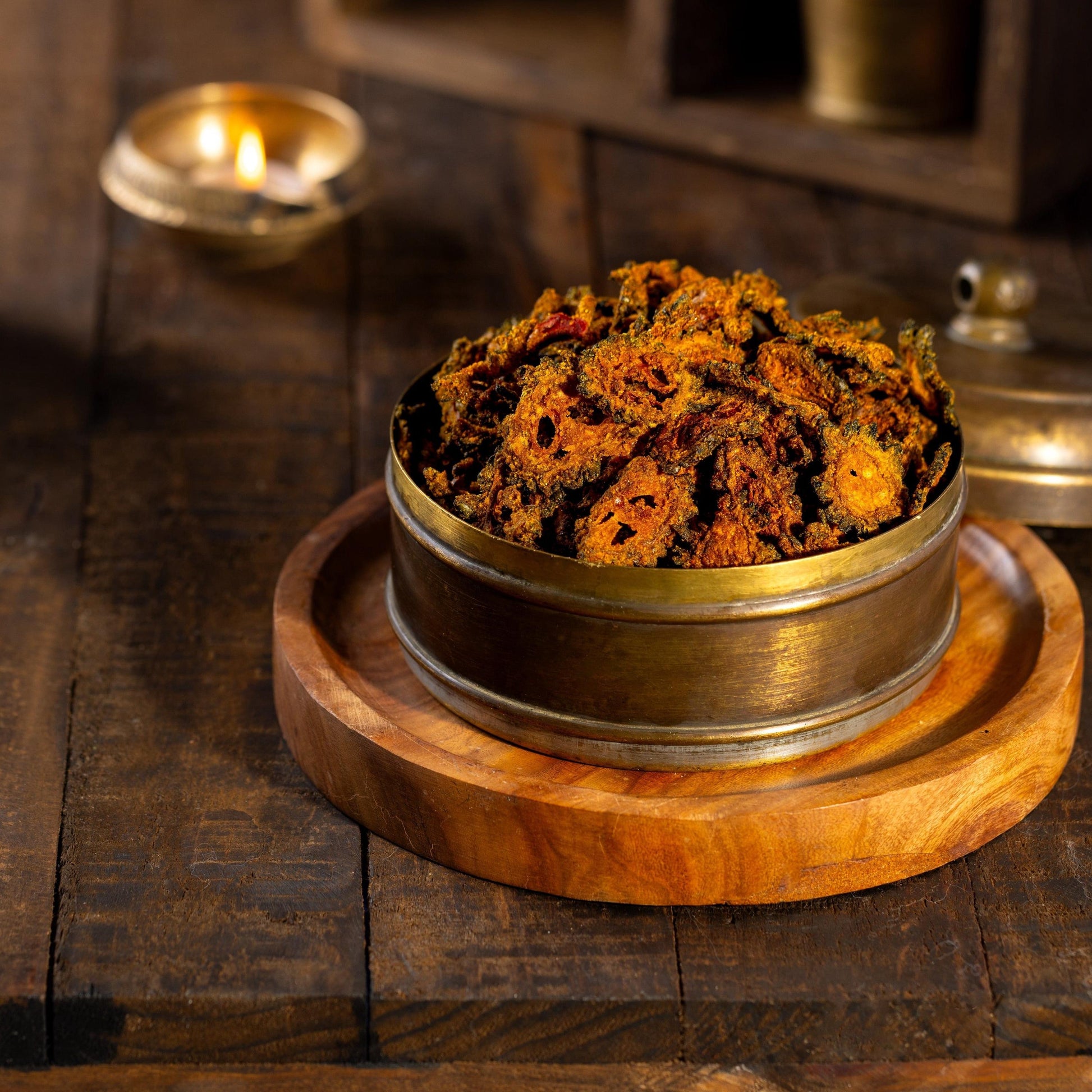 Almond House Karela Chips - Swadesiicart