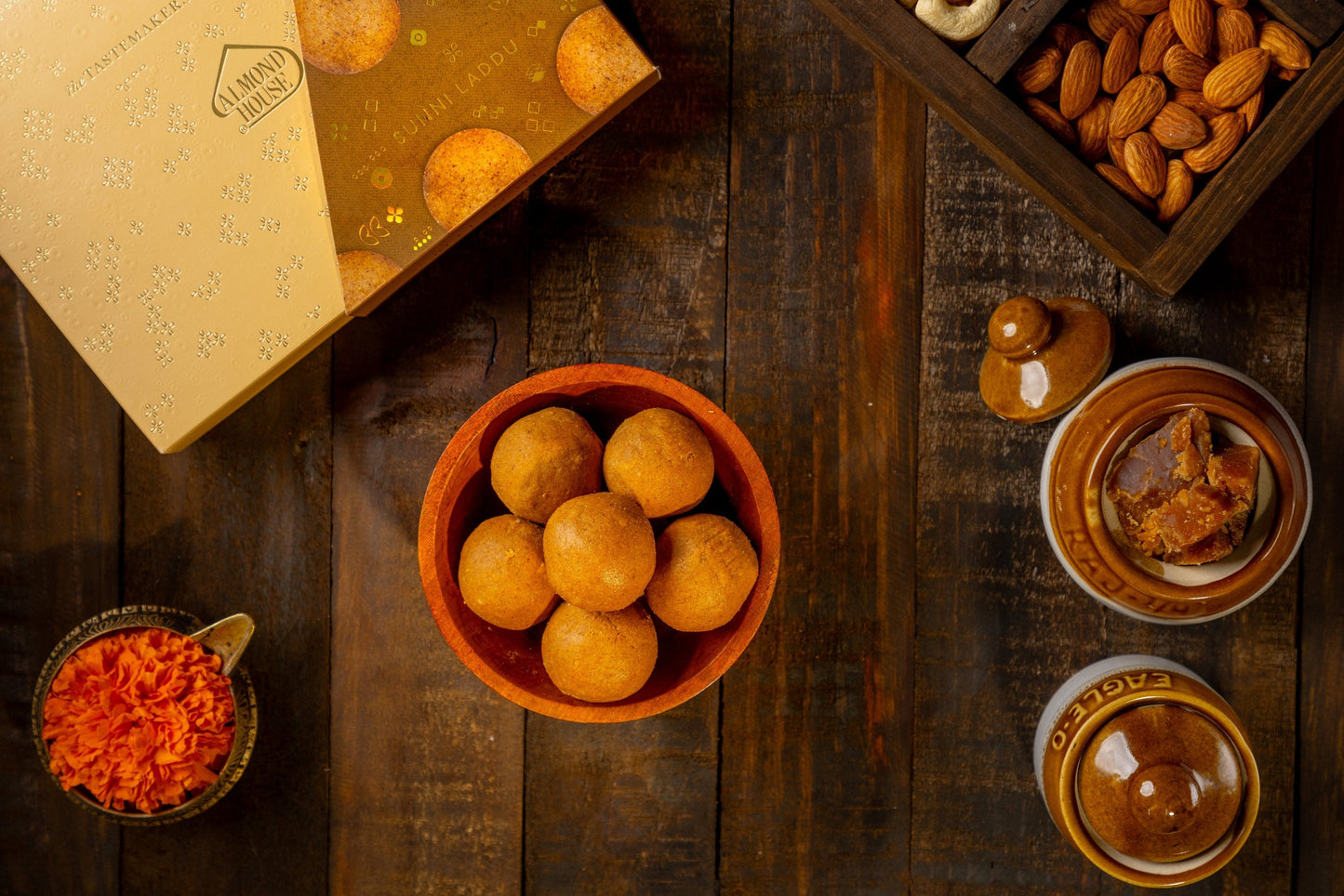 Almond House Bellam Sunni Laddu(MAP) - Swadesiicart