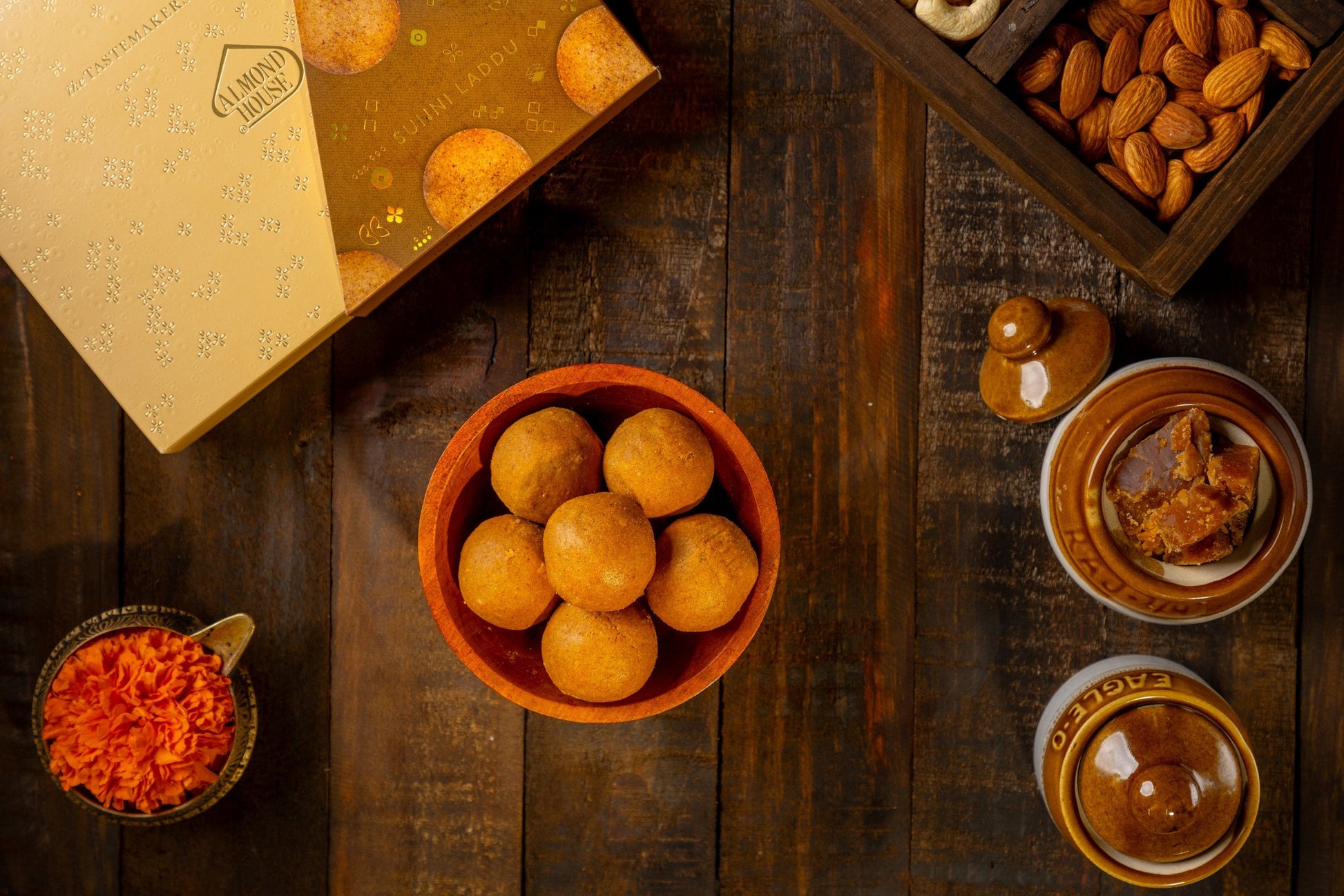 Almond House Bellam Sunni Laddu(MAP) - Swadesiicart