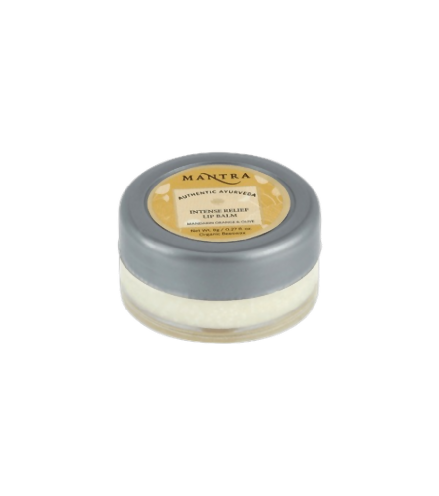 Mantra Herbal Intense Relief Lip Balm Mandarin Orange & Olive - Swadesiicart