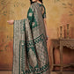 Shree Shyam Fashion Green Silk Blend Saree