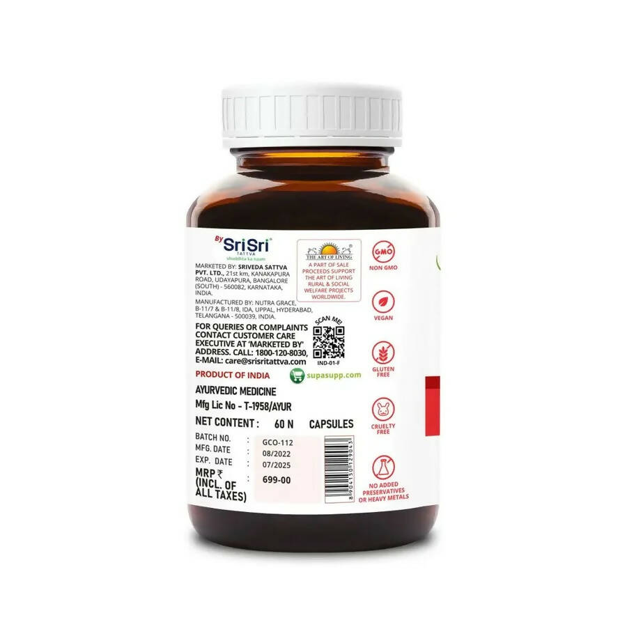 Sri Sri Tattva Supasupp Garlic Oil Capsules - Swadesiicart