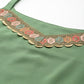 Ahalyaa Women's Traditional wear Kurta Set - Sage Green | Swadesiicart