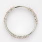 NVR Women's Set of 2 Silver-Plated American Diamond Handcrafted Bangles - Swadesiicart