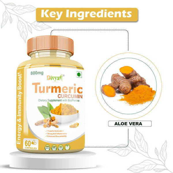 Divya Shree Turmeric Curcumin Capsules | Swadesiicart