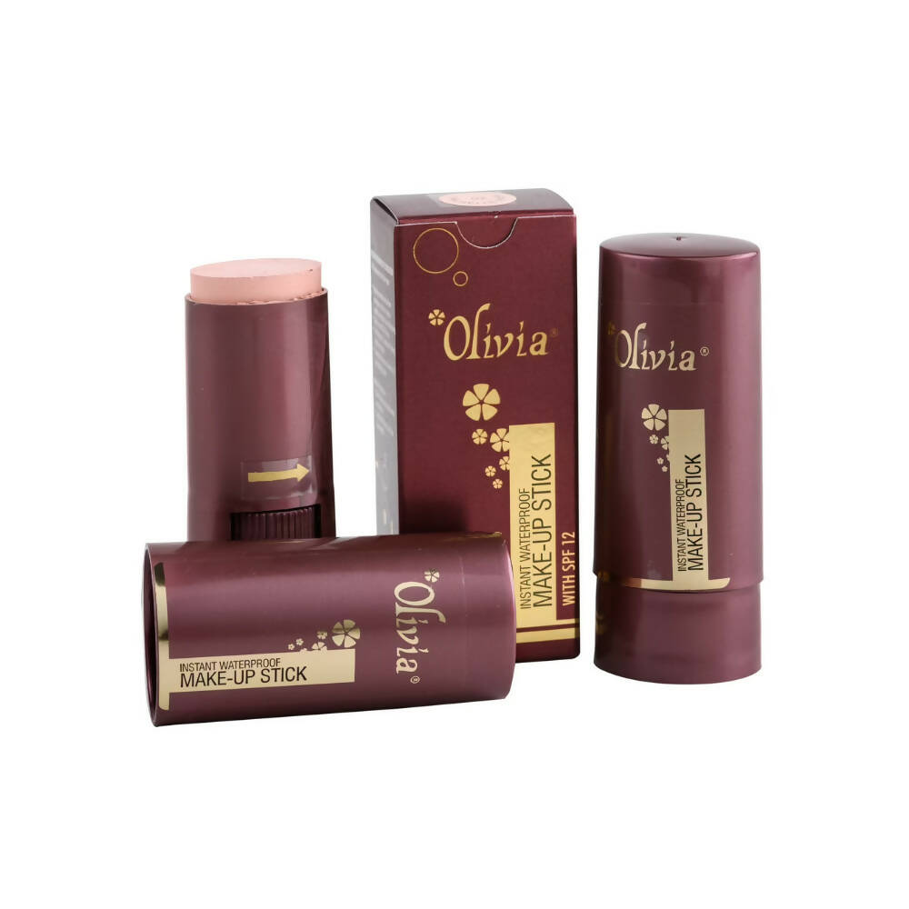 Olivia Makeup Stick with SPF 12 - Peach Rose