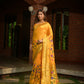 Jyoti Fashion Women's Yellow Paithani Silk Zari Woven Saree with Blouse | Swadesiicart