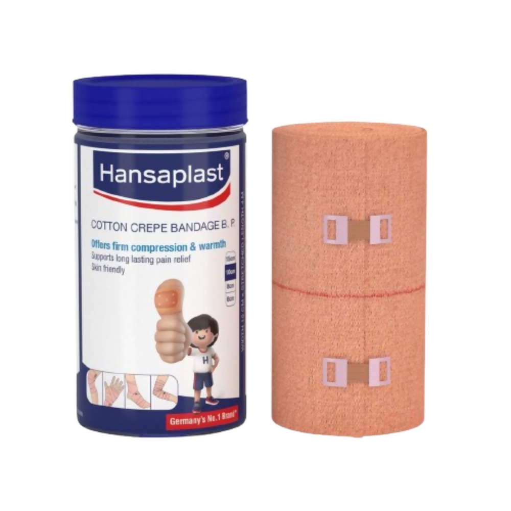 Hansaplast Soft Cotton Crepe Bandage For Pain Relief - Elastic | Swadesiicart