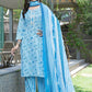 BulBul Fashionista Blue Cotton Kurta Set with Dupatta - Swadesiicart