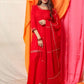 Cheera Red Palazzo set