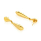 Golden Drop Earrings - Ruby Raang | Swadesiicart