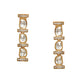 Long Kundan and Diamond Earrings (Gold) - Ruby Raang - Swadesiicart
