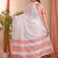Shree Shyam Fashion The White Loom White Linen Cotton Saree